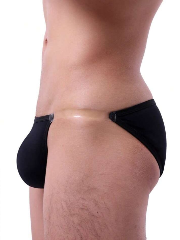 FANDY Men's Ice Silk High Cut U-Convex Triangular Underwear